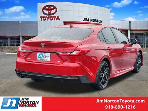 Supersonic Red 2025 Toyota Camry SE