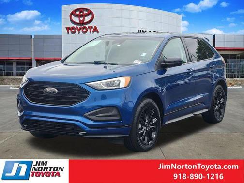 Atlas Blue Metallic 2023 Ford Edge SE