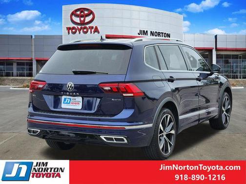 Atlantic Blue Metallic 2023 Volkswagen Tiguan 2.0T SEL R-Line 4MOTION