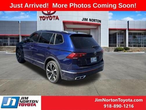 Atlantic Blue Metallic 2023 Volkswagen Tiguan 2.0T SEL R-Line 4MOTION