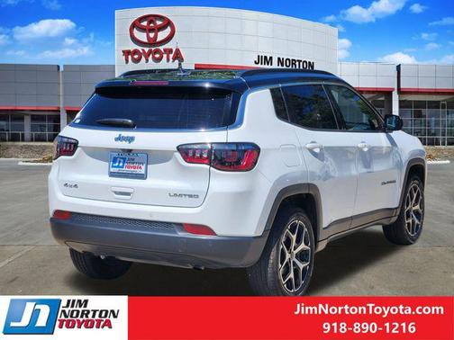 Bright White Clearcoat 2025 Jeep Compass Limited