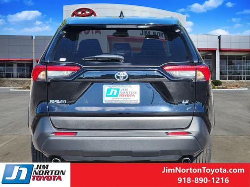 Midnight Black Metallic 2024 Toyota RAV4 LE