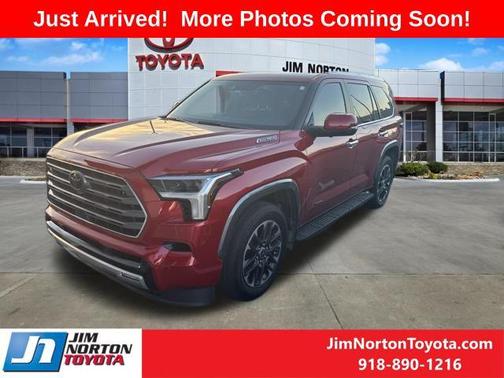 Red 2024 Toyota Sequoia Limited