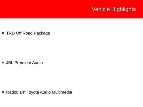 Supersonic Red 2024 Toyota Tacoma TRD Off-Road
