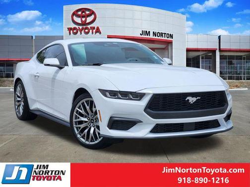 Oxford White 2024 Ford Mustang EcoBoost Premium