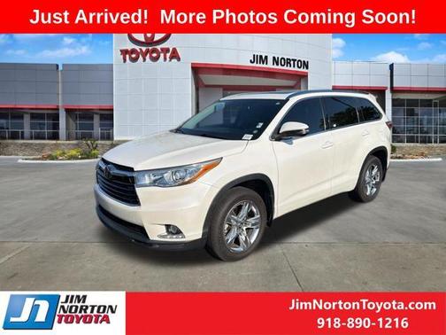 Blizzard Pearl 2016 Toyota Highlander Limited Platinum