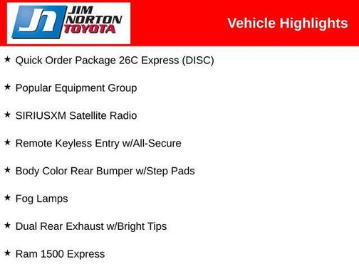 2016 RAM 1500 Tradesman/Express