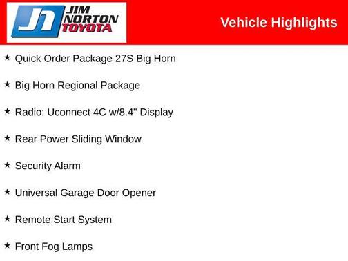 2019 RAM 1500 Big Horn