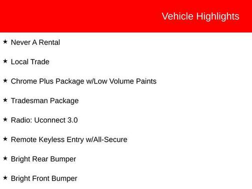 2019 RAM 1500 Tradesman