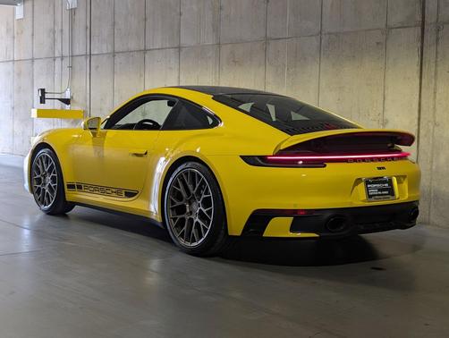 Racing Yellow 2022 Porsche 911 Carrera