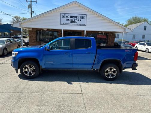 Blue 2018 Chevrolet Colorado Z71