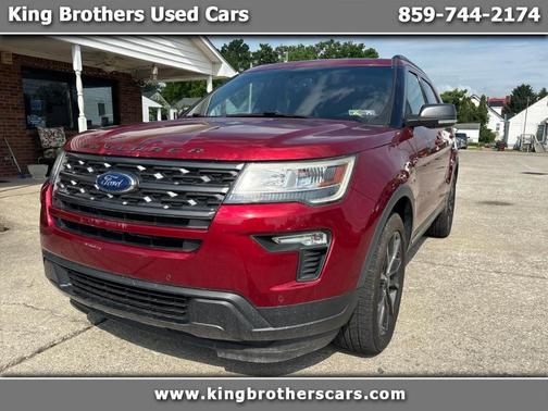 Red 2019 Ford Explorer XLT