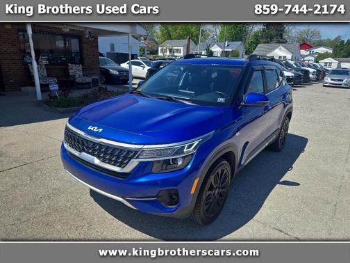 Blue 2022 Kia Seltos Nightfall