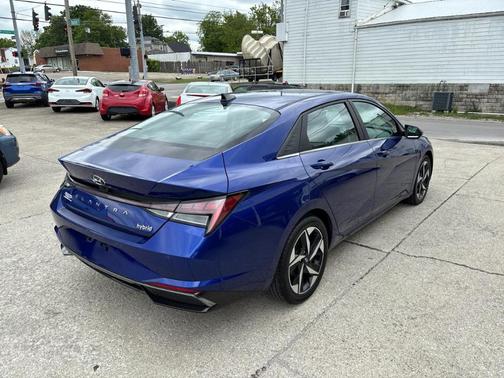 Blue 2022 Hyundai ELANTRA HEV Limited