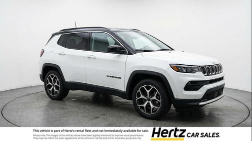 Bright White Clearcoat 2025 Jeep Compass Limited