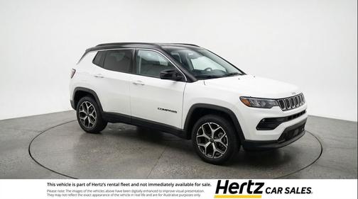 Bright White Clearcoat 2025 Jeep Compass Limited