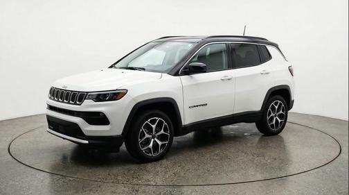 Bright White Clearcoat 2025 Jeep Compass Limited