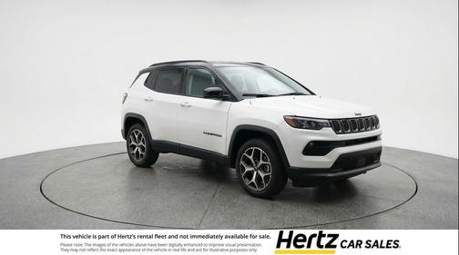 Bright White Clearcoat 2025 Jeep Compass Limited
