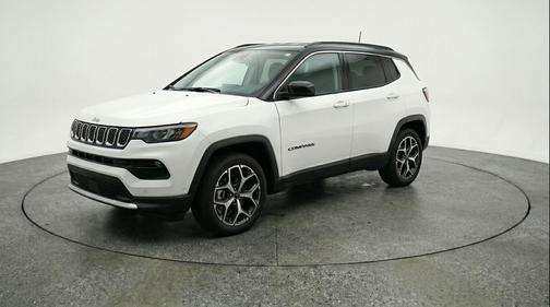 Bright White Clearcoat 2025 Jeep Compass Limited