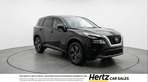 Super Black 2025 Nissan Rogue SV