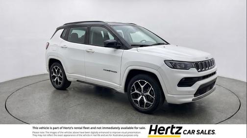 Bright White Clearcoat 2025 Jeep Compass Limited