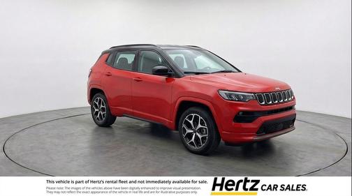 Red Hot Pearlcoat 2025 Jeep Compass Limited