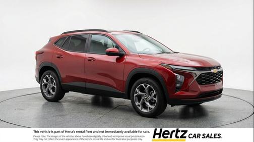 Crimson Metallic 2025 Chevrolet Trax LT