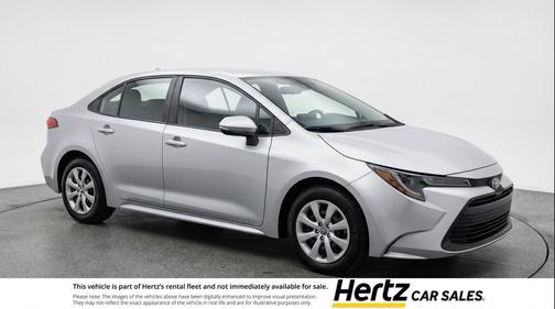 Classic Silver Metallic 2025 Toyota Corolla LE