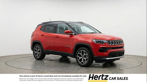 Red Hot Pearlcoat 2025 Jeep Compass Limited