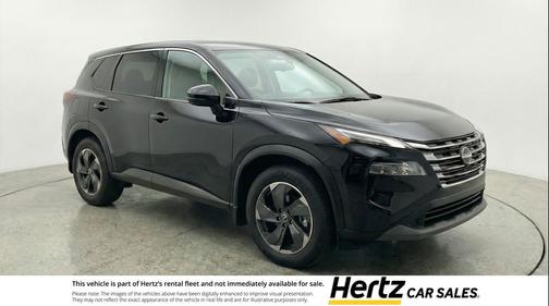 Super Black 2025 Nissan Rogue SV