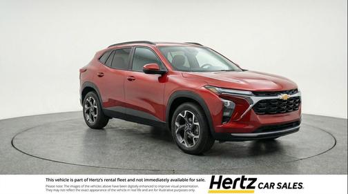 Crimson Metallic 2025 Chevrolet Trax LT