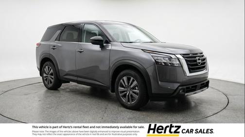 Gun Metallic 2025 Nissan Pathfinder SV 4WD