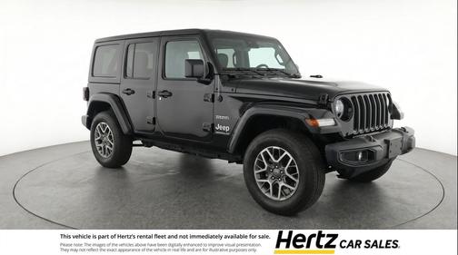 Black Clearcoat 2025 Jeep Wrangler 4-Door Sahara 4x4