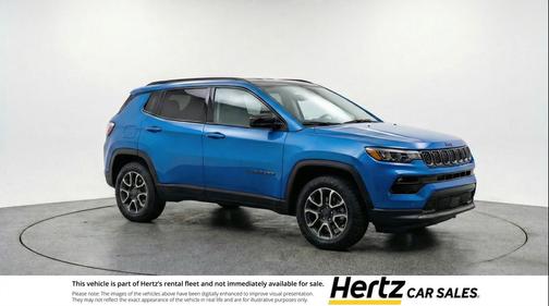 Hydro Blue Pearlcoat 2025 Jeep Compass Trailhawk
