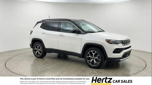 Bright White Clearcoat 2025 Jeep Compass Limited
