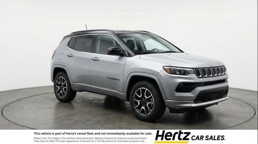 Silver Zynith Metallic Clearcoat 2025 Jeep Compass Trailhawk