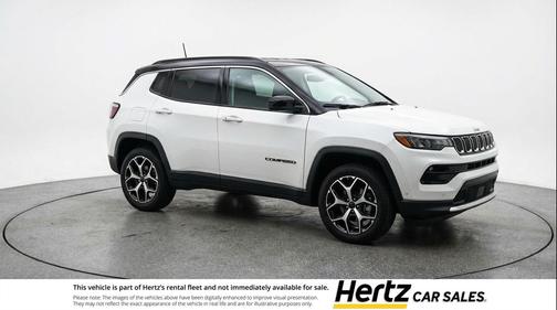 Bright White Clearcoat 2025 Jeep Compass Limited