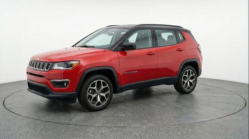 Red Hot Pearlcoat 2025 Jeep Compass Limited
