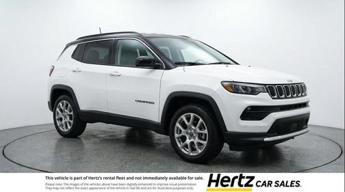 Bright White Clearcoat 2025 Jeep Compass Limited