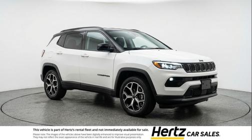 Bright White Clearcoat 2025 Jeep Compass Limited