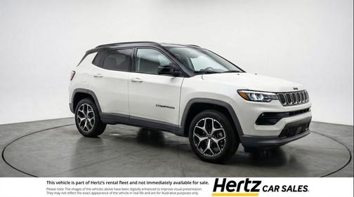 Bright White Clearcoat 2025 Jeep Compass Limited