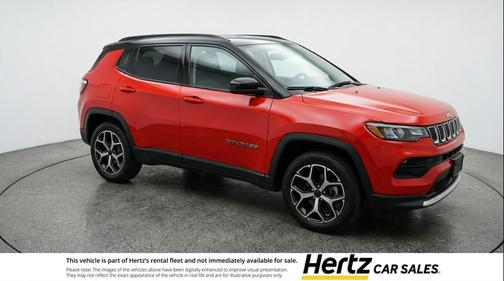 Red Hot Pearlcoat 2025 Jeep Compass Limited