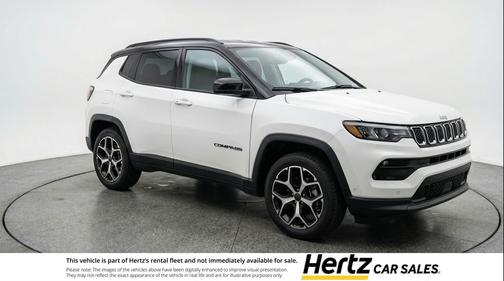 Bright White Clearcoat 2025 Jeep Compass Limited