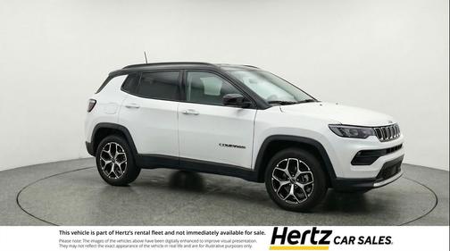 Bright White Clearcoat 2025 Jeep Compass Limited