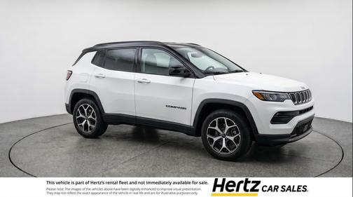 Bright White Clearcoat 2025 Jeep Compass Limited