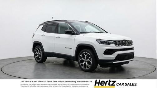 Bright White Clearcoat 2025 Jeep Compass Limited