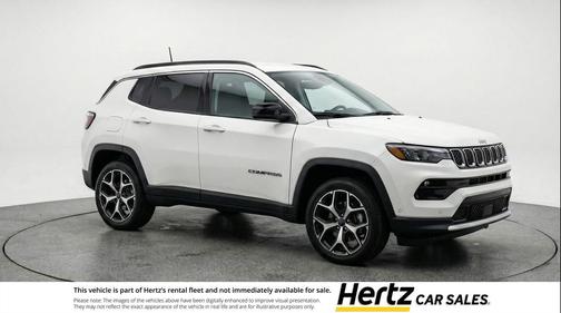 Bright White Clearcoat 2025 Jeep Compass Limited