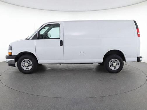 Summit White 2025 Chevrolet Express 3500 RWD 3500 Extended Wheelbase LT