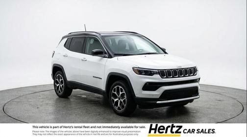 Bright White Clearcoat 2025 Jeep Compass Limited