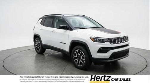 Bright White Clearcoat 2025 Jeep Compass Trailhawk